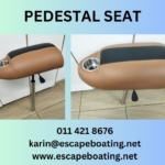 Image of Pedestal seat - Log style